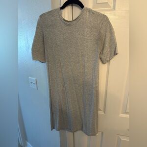 Lou & Grey Heather Gray T-Shirt Dress